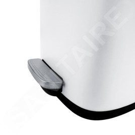 Nimco Poubelles - Poubelle, 5 l, blanc mat KOS 8005-05