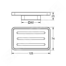 Grohe Selection Cube - Porte-savon, blanc satiné daVinci 40806000