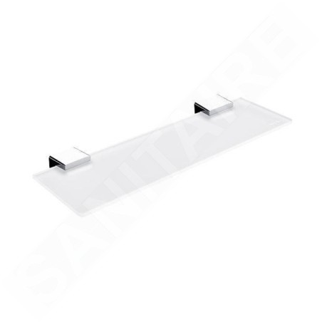 Nimco Kibo - Étagère, longueur 400 mm, verre mate/chrome Ki 14091B-40-26