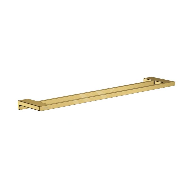 Hansgrohe AddStoris - Porte-serviettes double, longueur 650 mm, aspect d'or poli 41743990