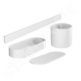 Hansgrohe WallStoris - Accessoires de salle de bain, blanc mat 27968700