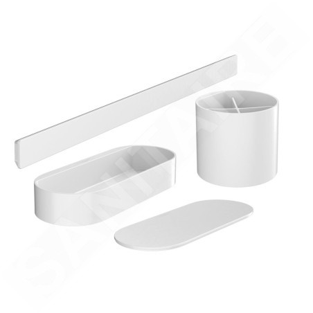 Hansgrohe WallStoris - Accessoires de salle de bain, blanc mat 27968700