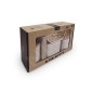 Nimco Kora - Set d'accessoires de salle de bain 4 en 1, beige sable / bambou KO 24000SET-86