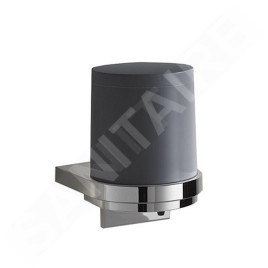 Keuco Collection Moll - Distributeur de savon avec support, 180 ml, anthracite/chrome 12752010101