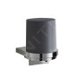 Keuco Collection Moll - Distributeur de savon avec support, 180 ml, anthracite/chrome 12752010101