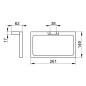 Keuco Edition 11 - Porte-serviettes, chrome 11121010000