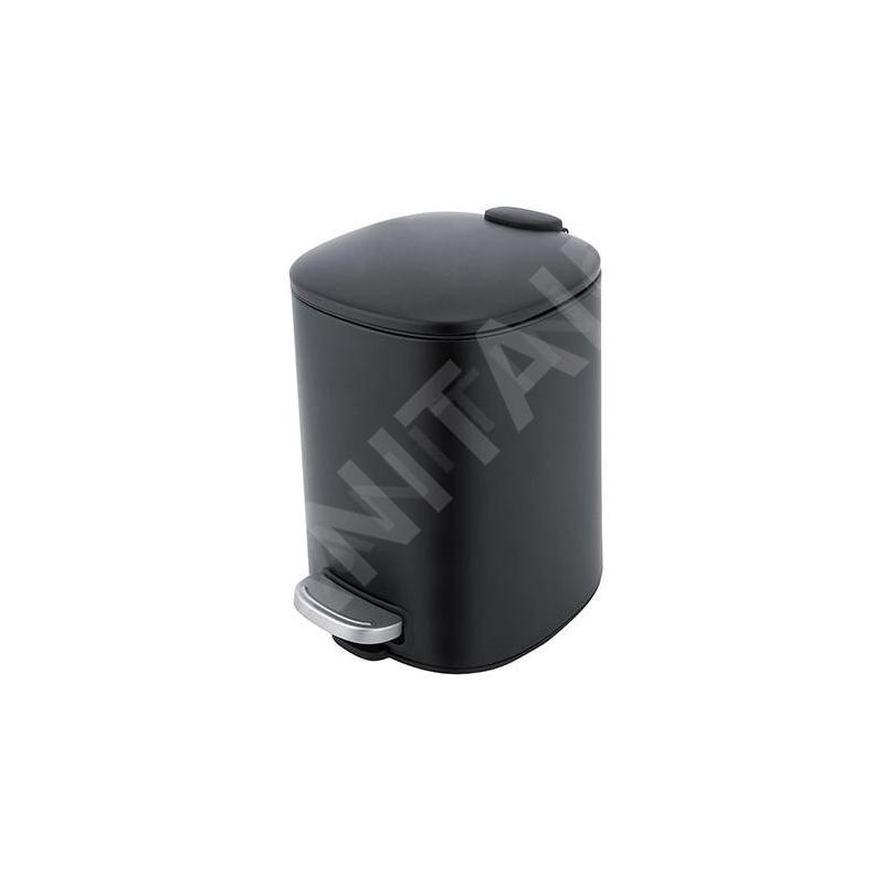 Nimco Poubelles - Poubelle, 5 l, noir mat KOS 9005-90