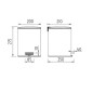 Nimco Poubelles - Poubelle, 5 l, noir mat KOS 9005-90