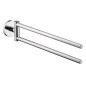 Hansgrohe Logis - Porte-serviettes à deux bras, chrome 40512000