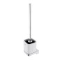 Nimco Maya - Brosse de WC avec support, céramique blanche / chrome MA 29094KN-26