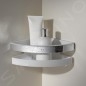Keuco Collection Moll - Étagère d'angle, blanc/chrome 12757010000