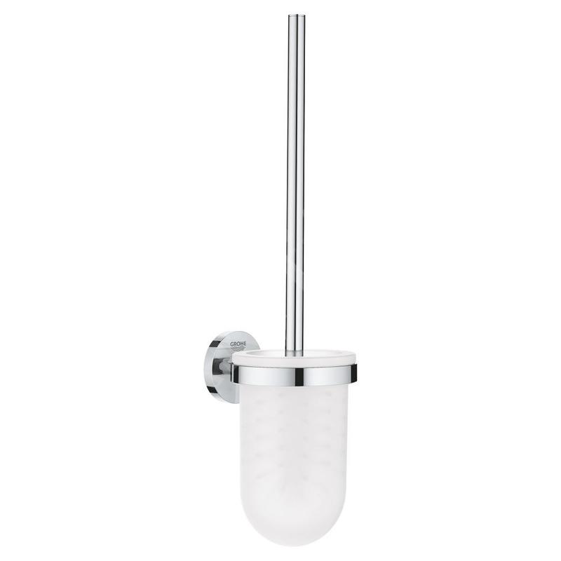 Grohe QuickFix Start - Brosse de toilette avec support mural, verre/chrome 41185000