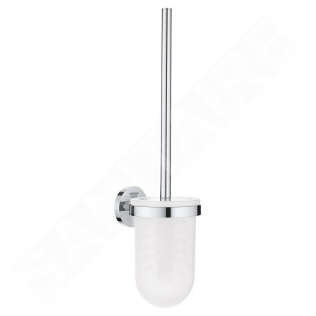 Grohe QuickFix Start - Brosse de toilette avec support mural, verre/chrome 41185000