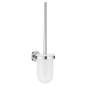 Grohe QuickFix Start - Brosse de toilette avec support mural, verre/chrome 41185000