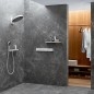 Hansgrohe Rainfinity - Étagère, longueur 500 mm, verre/chrome 26844000