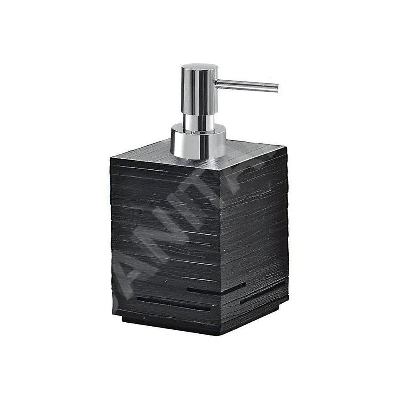 Sapho Gedy Quadrotto - Distributeur de savon à poser, noir QU8114