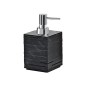 Sapho Gedy Quadrotto - Distributeur de savon à poser, noir QU8114