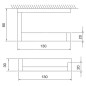 Steinberg 460 - Porte-papier toilette, chrome 460 2800