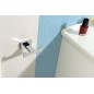 Aqualine Apollo - Portant serviette double, chrome 1416-23