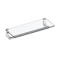 Keuco Plan - Étagère avec porte-serviette, longueur 600 mm, chrome / verre 14975010000