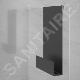 Keuco Accessoires de salle de bains - Tablette de douche, longueur 320 mm, noir mat 24951370000