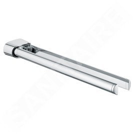 Keuco Elegance - Porte-serviettes double, longueur 450 mm, chrome 11618010000