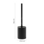 Sapho Gedy Brenda - Brosse WC à poser, noir mat BR3314