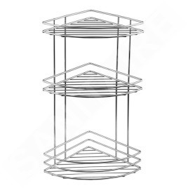 Aqualine Chrom Line - Tablette murale d’angle, chrome 37015