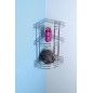 Aqualine Chrom Line - Tablette murale d’angle, chrome 37015