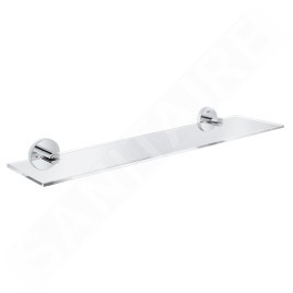 Grohe QuickFix Start - Étagère, longueur 53 cm, verre/chrome 41202000