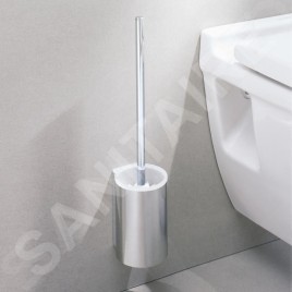Keuco Plan - Brosse de toilette avec support, blanc/chrome 14972010100