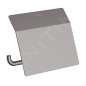 Hansgrohe AddStoris - Porte-papier toilette avec couvercle, chrome noir brossé 41753340
