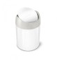 Simplehuman Poubelles - Mini poubelle de table, 1,5 l, blanc CW2079