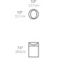 Simplehuman Poubelles - Mini poubelle de table, 1,5 l, blanc CW2079