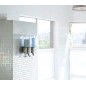 Simplehuman Accessoires de salle de bains - Distributeur de savon et shampooing, 2x 444 ml, inox brossé BT1028