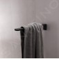 Nimco Nikau - Porte-serviettes, longueur 380 mm, noir mat NKC 30097-90