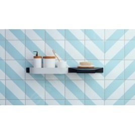Hansgrohe WallStoris - Tablette, 200x169 mm, noir mat 27915670