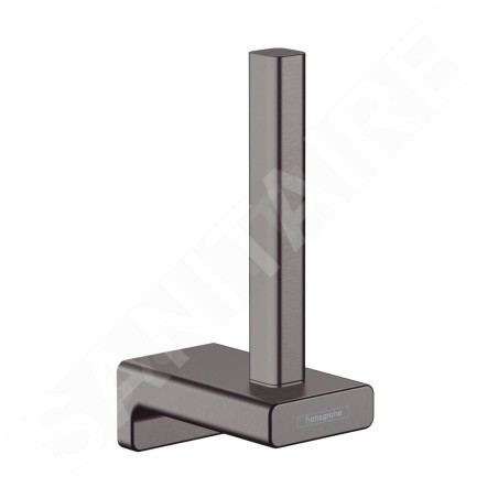 Hansgrohe AddStoris - Réserve porte-papier, chrome noir brossé 41756340