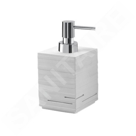 Sapho Gedy Quadrotto - Distributeur de savon à poser, blanc QU8102
