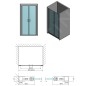 Polysan Zoom Line - Porte de douche à deux battants 1000 mm, aluminium poli/verre clair ZL1710 Polysan Zoom Line - Porte de douche à deux battants 1000 mm, aluminium poli/verre clair ZL1710