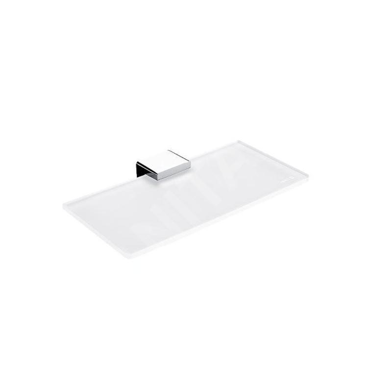 Nimco Kibo - Étagère, longueur 200 mm, verre mat / chrome Ki 14091B-1U-20-26
