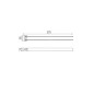 Nimco Kibo - Porte-serviettes rotatif, 375 mm, noir mat Ki-14096-90