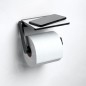 Keuco Plan - Porte-papier toilette avec étagère, noir mat 14973370000