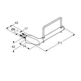 Kludi Amba - Porte-papier toilette, chrome 5397105