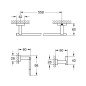 Grohe Essentials Cube - Kit d’adaptateurs, chrome 40777001