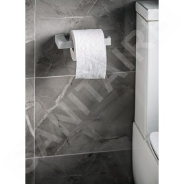 Sapho Gedy Pirenei - Porte-rouleaux WC, blanc mat PI2402