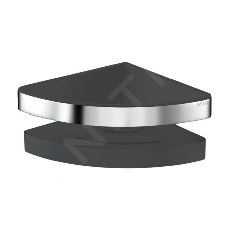 Keuco Collection Moll - Étagère d'angle, anthracite/chrome 12757010001