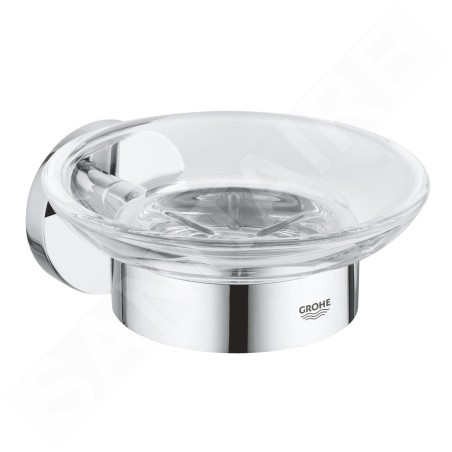 Grohe QuickFix Start - Porte-savon avec support, verre/chrome 41193000