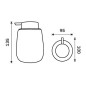 Nimco Tabo - Distributeur de savon sur pied, gris clair TA 3131-04