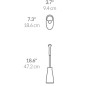 Simplehuman Accessoires de salle de bains - Brosse de toilette, noir BT1084